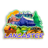 Refrigerator Magnet for Lancaster Pennsylvania USA  1120