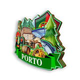 Refrigerator Magnet for Porto Portugal  1937