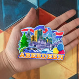 Refrigerator Magnet for Aberdeen UK  1471