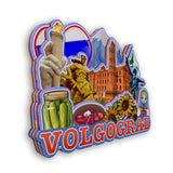 Kühlschrankmagnet für Wolgograd, Russland 2537