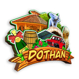 Kühlschrankmagnet für Dothan Alabama USA 362