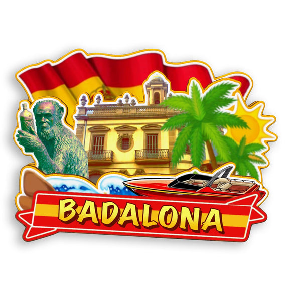Refrigerator Magnet for Badalona Spain  1522