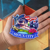 Refrigerator Magnet for Sioux City Iowa USA  943