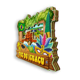 Магнит на холодильник для Фос-ду-Игуасу, Бразилия, 1912 г.