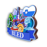 Kühlschrankmagnet für Bled Slowenien 2358
