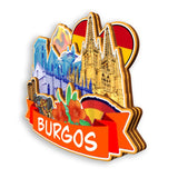 Refrigerator Magnet for Burgos Spain  1506