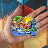 Refrigerator Magnet for Sparta Greece  1750