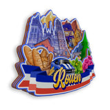 Refrigerator Magnet for Rouen France  1373