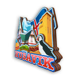 Refrigerator Magnet for Husavik Iceland  2251