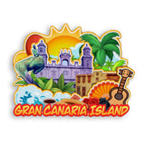 Kühlschrankmagnet für die Insel Gran Canaria, Spanien 1420