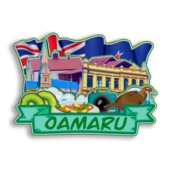 Refrigerator Magnet for Oamaru New Zealand  2774