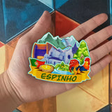 Refrigerator Magnet for Espinho Portugal  1969