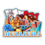Refrigerator Magnet for Mellieha Malta  2304