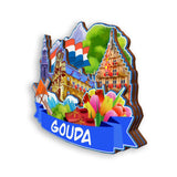 Refrigerator Magnet for Gouda Netherlands  1990