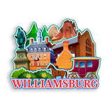 Refrigerator Magnet for Williamsburg Virginia USA  895