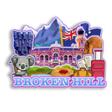 Refrigerator Magnet for Broken Hill Australia  2701