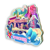 Refrigerator Magnet for Hechi, Guangxi, China  705