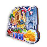 Refrigerator Magnet for York UK  1461