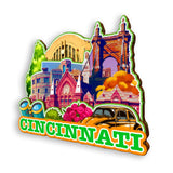 Refrigerator Magnet for Cincinnati Ohio USA  1099