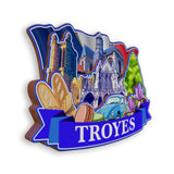Refrigerator Magnet for Troyes France  1361