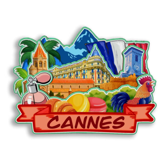 Refrigerator Magnet for Cannes France  2602