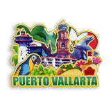 Refrigerator Magnet for Puerto Vallarta Mexico  1801