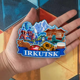 Kühlschrankmagnet für Irkutsk, Russland 2541
