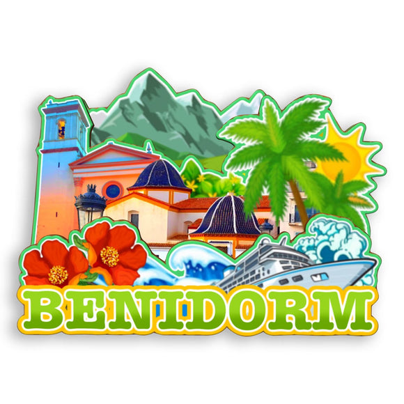 Refrigerator Magnet for Benidorm Spain  1574