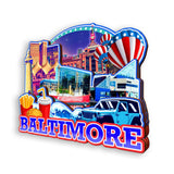 Kühlschrankmagnet für Baltimore Maryland USA 974