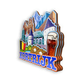 Refrigerator Magnet for Kortrijk Belgium  2025