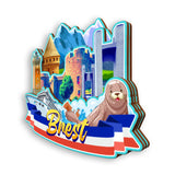 Refrigerator Magnet for Brest France  1327