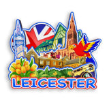 Kühlschrankmagnet für Leicester UK 1484