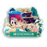 Refrigerator Magnet for Shenshui, Shaanxi, China  775