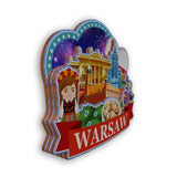 Refrigerator Magnet for Warsaw Poland  2110