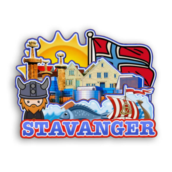 Refrigerator Magnet for Stavanger Norway  2270