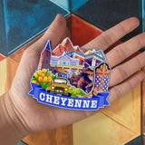 Refrigerator Magnet for Cheyenne Wyoming USA  919