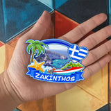 Refrigerator Magnet for Zakinthos Greece  1715