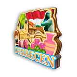 Refrigerator Magnet for Debrecen Hungary  2145