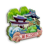 Магнит на холодильник для Лишуй, Чжэцзян, Китай 483