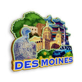 Магнит на холодильник для Des Monies Iowa USA 937