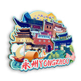 Refrigerator Magnet for Yongzhou, Hunan, China  645