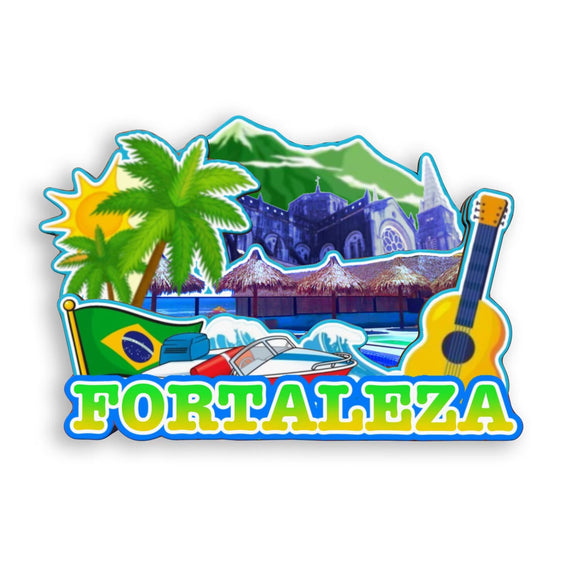 Refrigerator Magnet for Fortaleza Brazil  1916