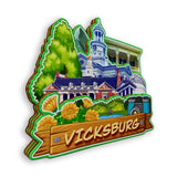 Refrigerator Magnet for Vicksburg Mississippi USA  1013