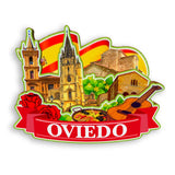 Refrigerator Magnet for Oviedo Spain  1408