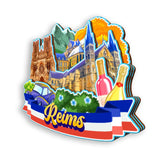 Refrigerator Magnet for Reims France  1351