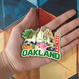 Kühlschrankmagnet für Oakland, Kalifornien, USA 239