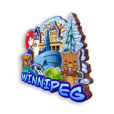 Kühlschrankmagnet für Winnipeg, Kanada 1864