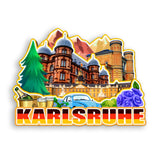 Refrigerator Magnet for Karlsruhe Germany  1198