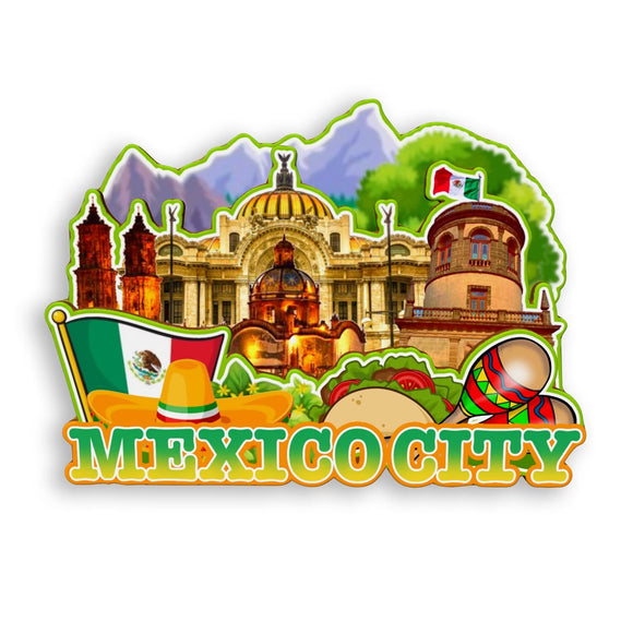 Refrigerator Magnet for Mexico City Mexico  1800
