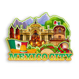 Refrigerator Magnet for Mexico City Mexico  1800
